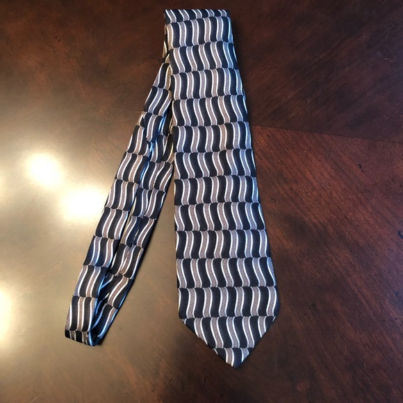 Other - ~Louis Roth~ black, brown and gray pattern tie.